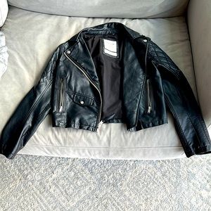 Very gently used Abercrombie & Fitch vegan leather jacket